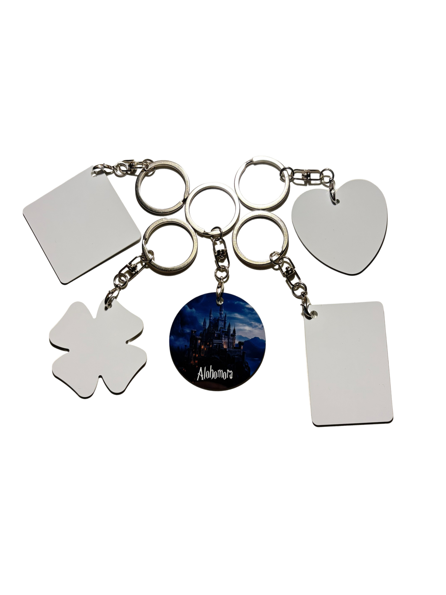 Personalised Keyring Double-sided Printing (Different Shapes)