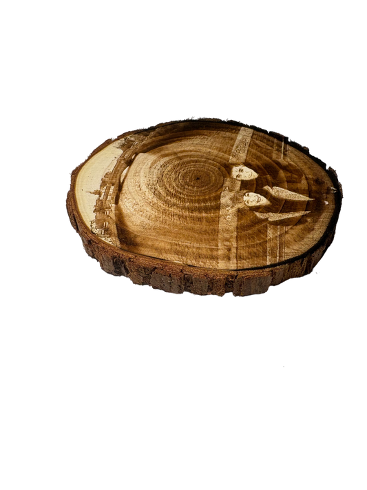 Personalised Wood Slice with Engraving