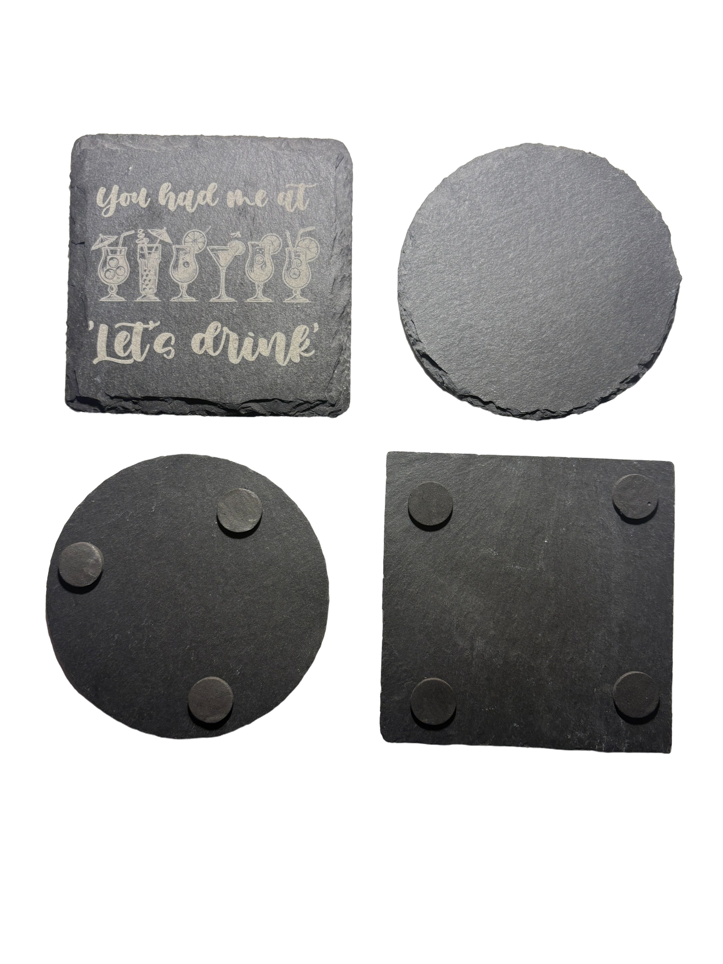 Personalised Slate Coaster with Engraving