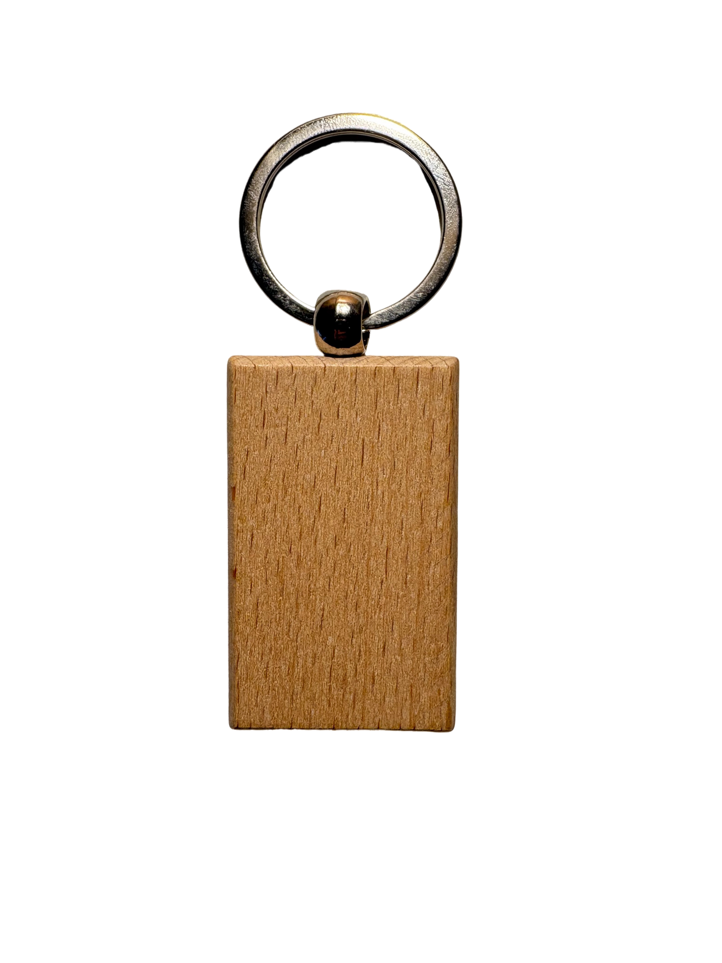 Personalised Wooden Keyring with Engraving