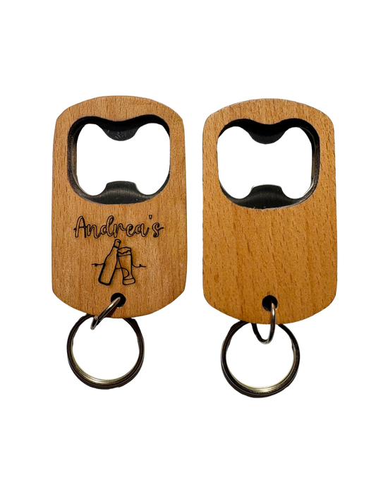 Personalised Bottle Opener Keyring