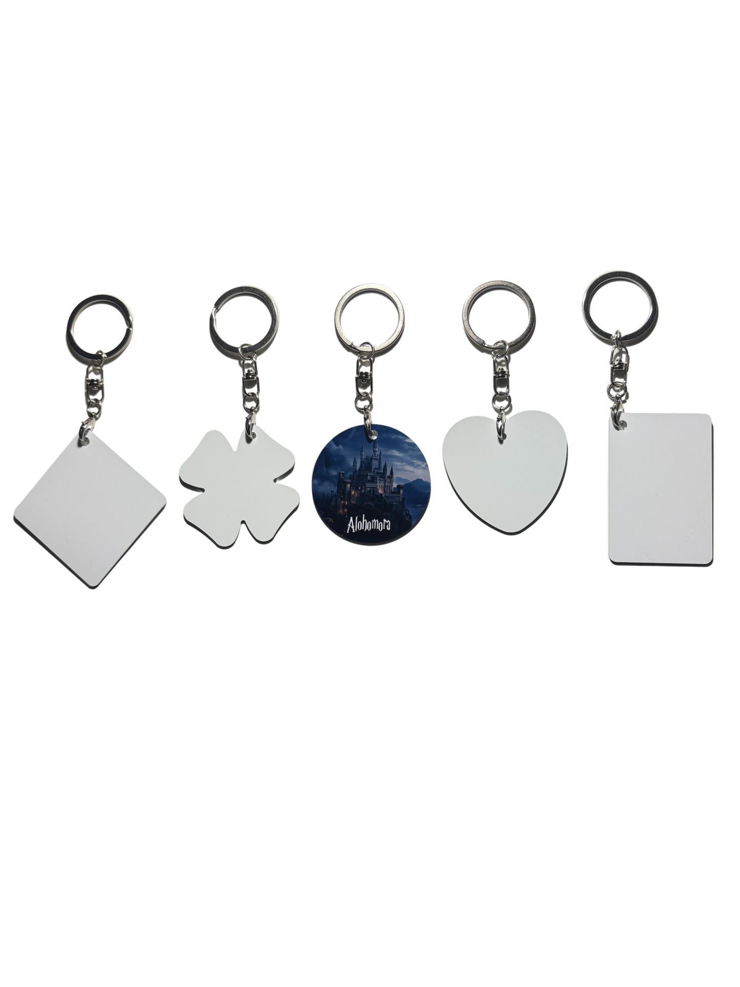 Personalised Keyring Double-sided Printing (Different Shapes)