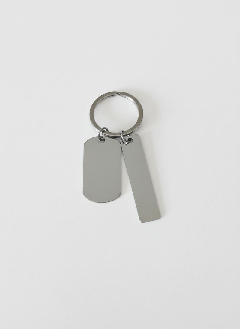 Personalised Stainless Steel Keyring