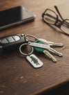 Personalised Stainless Steel Keyring