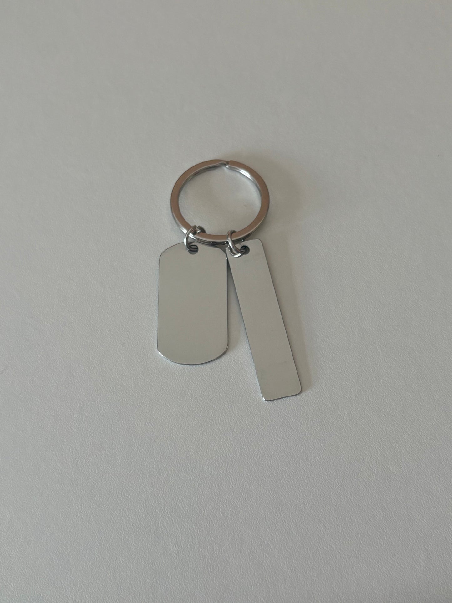 Personalised Stainless Steel Keyring