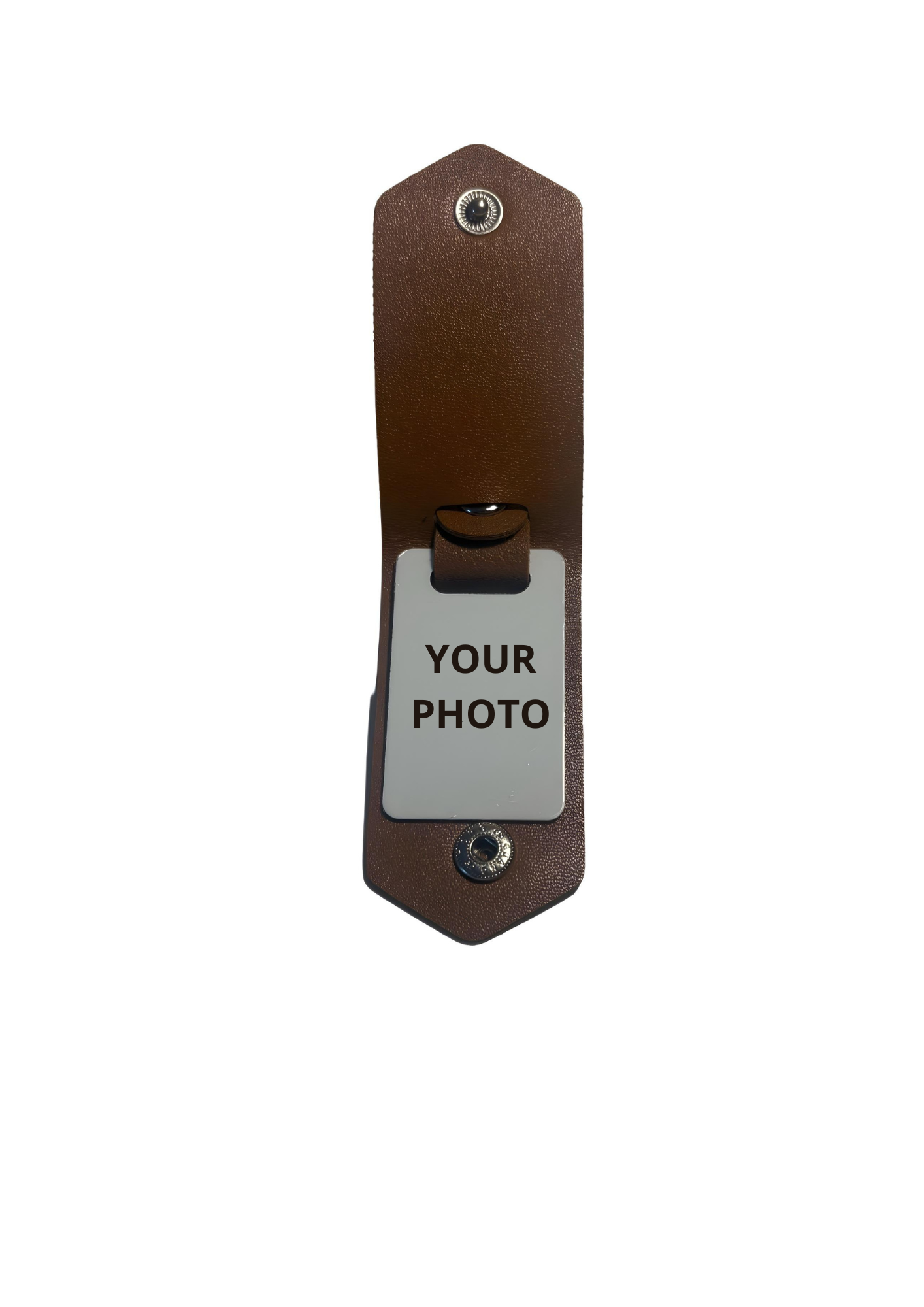Personalised Leather Keyring for Engraving and Printing