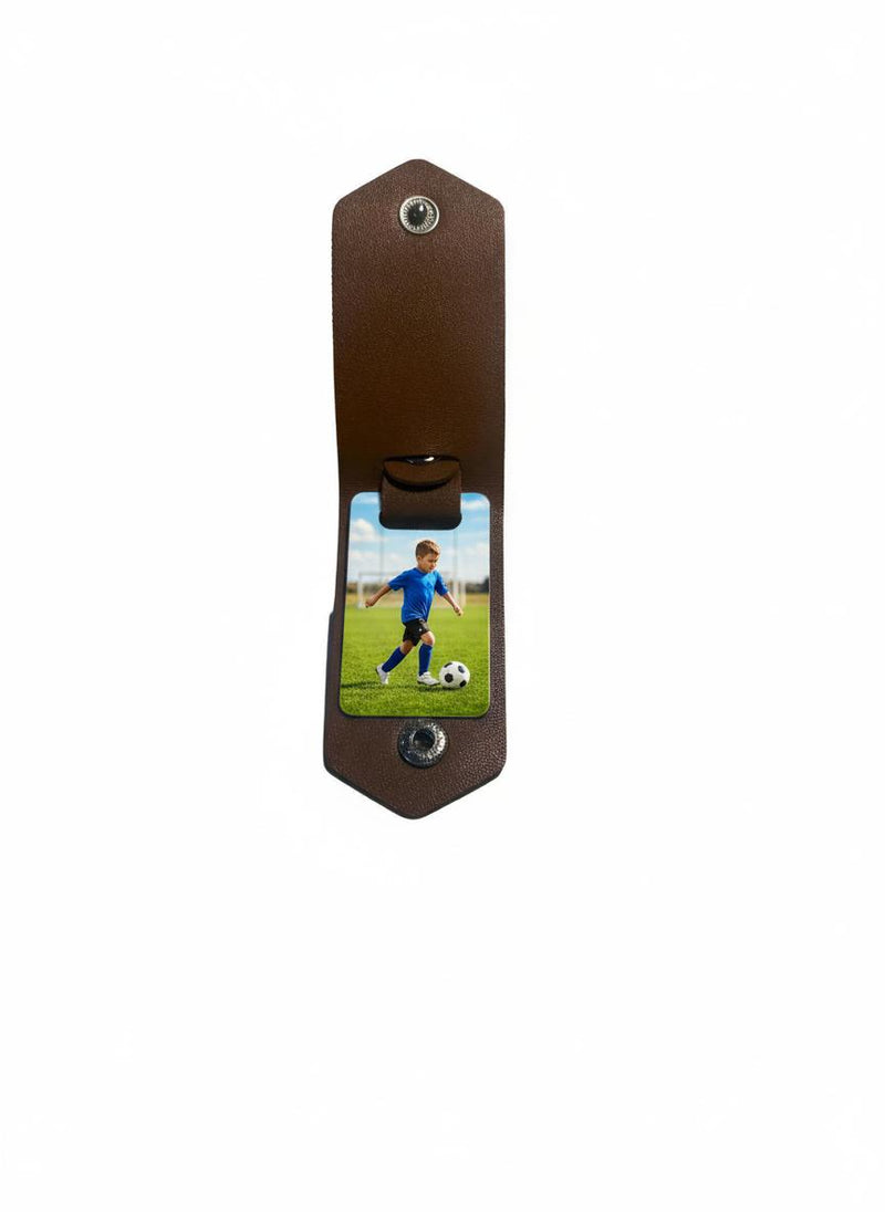 Personalised Leather Keyring for Engraving and Printing