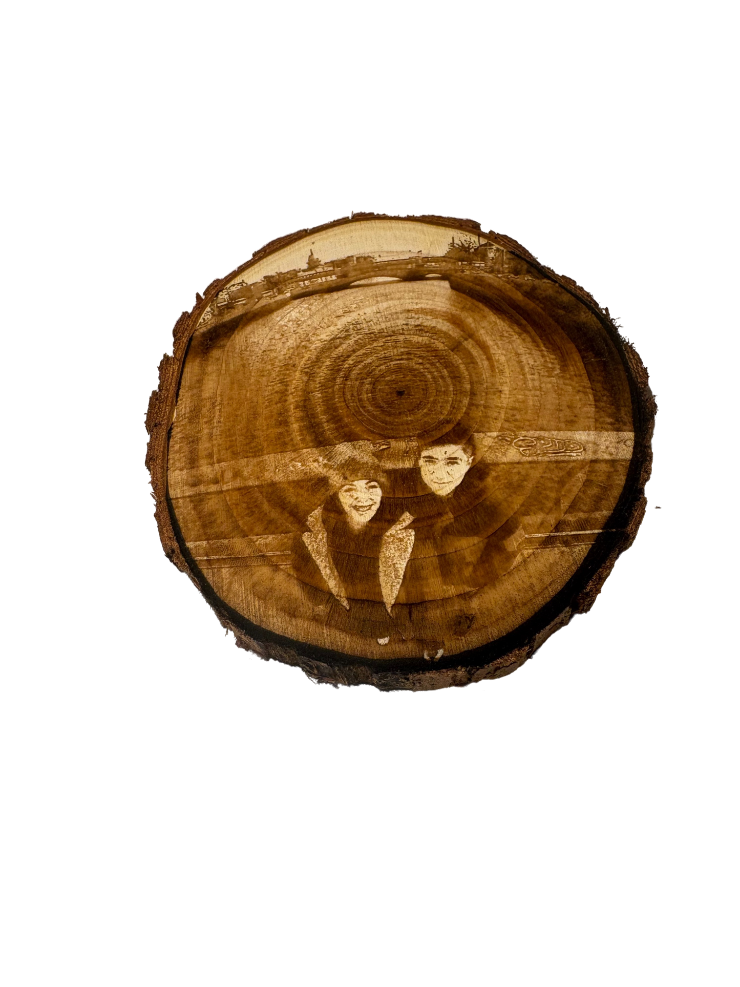 Personalised Wood Slice with Engraving