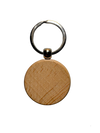 Personalised Wooden Keyring with Engraving
