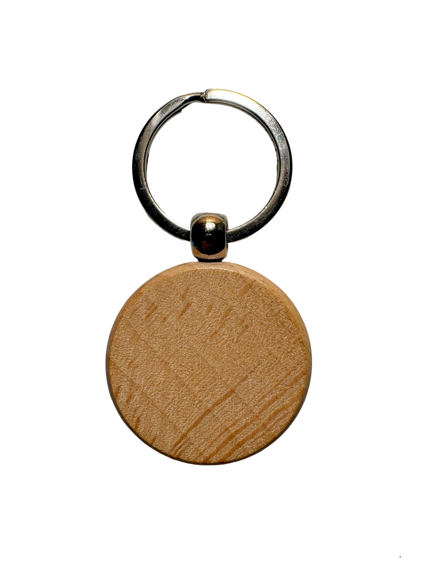 Personalised Wooden Keyring with Engraving